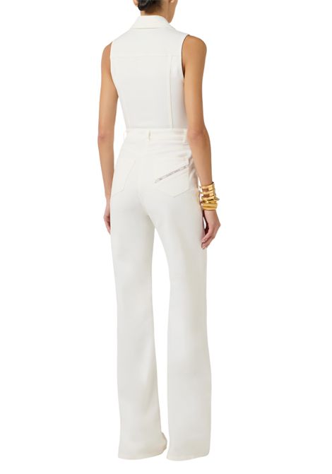 Denim jumpsuit with logo detail ELISABETTA FRANCHI | jumpsuits | TJ45N61E2360